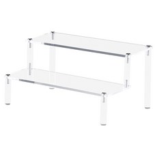 몽구밍 계단식 피규어 아크릴 전시장 2단 투명, 1개