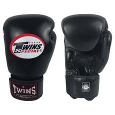 Twins Special Riospeak 對打 高耐用性 手腕穩定手套 雙手適用, 黑色, 1套