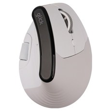 지클릭커 오피스프로 듀얼 휠마스터 버티컬 LCD 블루투스 무소음 무선 마우스, 화이트, OP75