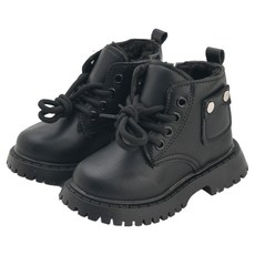 Rabbit Foot 雙排釦口袋毛絨內裡軍靴