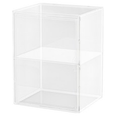 萌咕咪公仔壓克力展示櫃 2層 透明, 1個