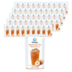 온컵 복숭아아이스티, 50개, 230ml