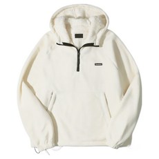 M.N.C 男女通用中磅數刷毛連帽T恤 MDHD413WS