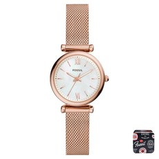 FOSSIL 女款 Carlie 珍珠母貝錶盤金屬手錶 ES4433 包裝