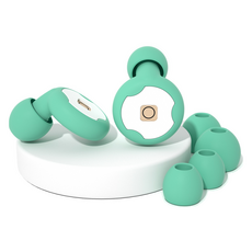 DK ONE 日常款漂亮防噪音耳塞 綠色A 1.3 x 1.5 cm, 1個, 2入