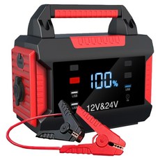 더존 트럭 화물차 보조배터리 파워뱅크 점프스타터 12V/24V 겸용, 32000mAh, 1개