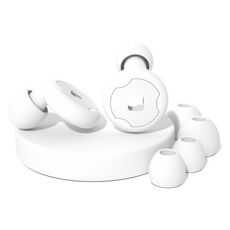 DK One 日常款可愛防噪音耳塞 白色 1.3 x 1.5 cm, 1個, 2入