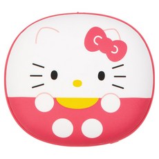 로이체 산리오 캐릭터즈 양변발열 원터치 충전식 휴대용 손난로 보조배터리 + 스트랩 + 파우치 세트, 헬로키티, SAN-RHW-D-HK