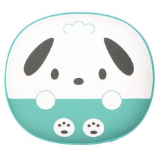 로이체 산리오 캐릭터즈 양변발열 원터치 충전식 휴대용 손난로 보조배터리 + 스트랩 + 파우치 세트, 포차코, SAN-RHW-D-PC