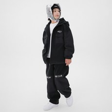 틴플로우 아동용 후드 집업 플리스 상하의 세트 TLEQ172