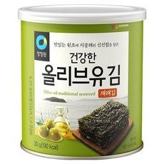 청정원 올리브유 재래김 캔, 30g, 1개