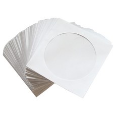 RaOn Home Mart Radion CD DVD 紙套 白色 200入, 1個, RPC-P200W