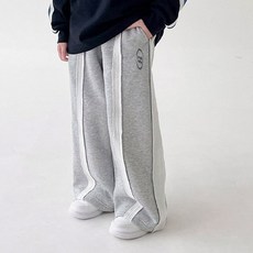 베리클로젯 주니어 아동용 기모 더블 트랙 라인 팬츠