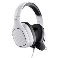 앱코 초경량 스테레오 인체공학 헤드셋, EH140, 화이트