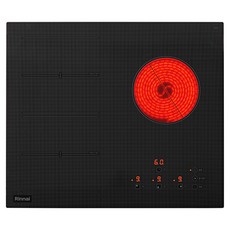 린나이 하이브리드 전기레인지 인덕션 2구 라디언트 1구 방문설치, HYF3200N, 빌트인