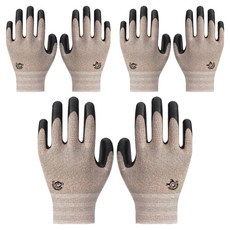 Ilovegh 小手 兒童 NBR 塗層手套 3入, 3個, 米色