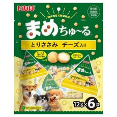 이나바 강아지 콩알 츄르 닭가슴살 치즈 TDS-144 6p, 72g, 1개, 혼합맛(닭가슴살/치즈)