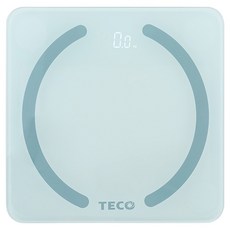 TECO 東元 LED 魔術體重計, 藍色, 1個, XYFWT703