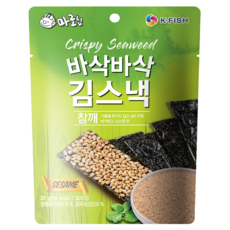 K-FISH 海苔脆片 芝麻口味, 20g, 1個