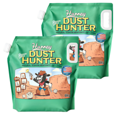 hurray 獵塵者膨潤土貓砂, 6kg, 2包, 無香