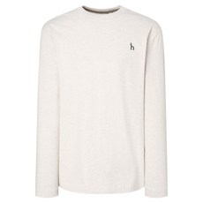 헤지스 남성용 면 긴팔 티셔츠