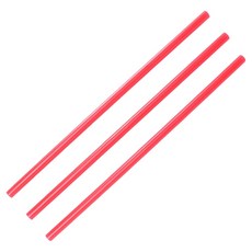 Happypack 直式紅色吸管 7 x 210 mm, 10000入, 1個