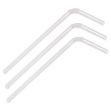 해피팩 테이크아웃 자바라빨대 투명 7 x 210 mm, 8000개입, 1개