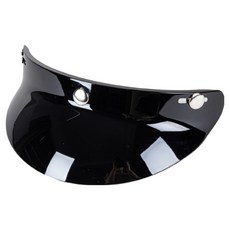 鄰家大哥 摩托車安全帽 經典開放式帽簷遮陽鏡片 SUN001, 黑色