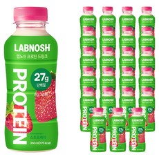 랩노쉬 프로틴 드링크 스트로베리, 350ml, 24개