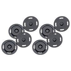 베노 스냅 메탈 초강력 자석단추 세트, 블랙, 4세트