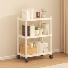 3단 심플 선반 61cm, 하얀색, 1개