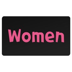 RURY&MERY 堅固指示 26 標示牌 M 210 x 120 mm, 1個, 女性