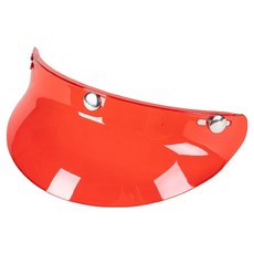 鄰家大哥 摩托車安全帽 經典開放式帽簷遮陽鏡片 SUN001, 透明紅