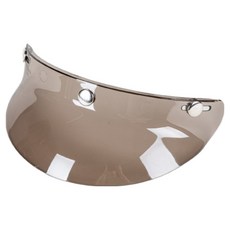 鄰家大哥 摩托車安全帽 經典開放式帽簷遮陽鏡片 SUN001, 煙燻色
