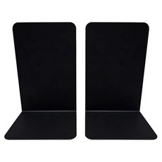 ACADEMY 심플민자 북엔드 L형 2p, 블랙