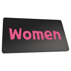 RURY&MERY 堅固指示 26 標示牌 L 290 x 160 mm, 1個, WOMEN