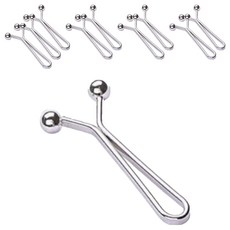 Beno 褲子腰圍縮小別針 Y型調節夾, 銀色, 10個