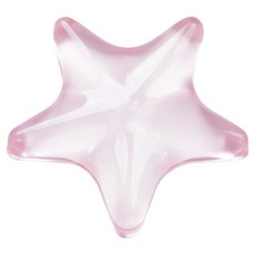 CASHCOO 透明星星矽膠手腕墊, 粉紅色, 1個