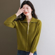 POPLARNC 女款 Moorhead 針織拉鍊外套 P25WJ101426