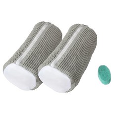 SamJeong CleanMaster 超細纖維運動鞋洗衣袋 2入 + 多用途刷具組, 洗衣袋(灰色 + 白色), 多用途刷(隨機出貨), 1套