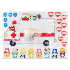 유니아트 펠트 투약함 만들기 세트, 혼합색상, 1세트