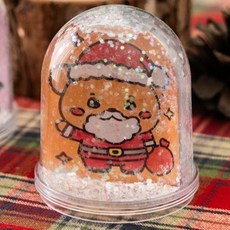 민화샵 크리스마스 미니 워터볼 만들기 세트 S250058A, 6세트, 산타