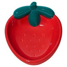 VETRESKA 未卡 水果派對陶瓷碗 寵物碗, 草莓, 1個