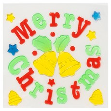 minhwashop 聖誕節果凍貼紙 I250032D, 聖誕快樂