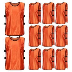 DYC-SPORTS 鬆緊帶式足球隊背心 11件組