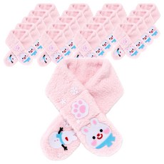 minhwashop 不織布毛絨圍巾製作套組 S250063B, 20套, 兔子