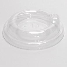 Happypack 透明打孔吸管型冰杯蓋 92Φ, 1個, 1000入, 吸管型