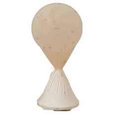 심사장홈 먼지 방지 스탠드 선풍기 커버, 아이보리