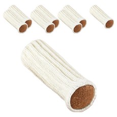 Misoroun 防噪音椅腳套 白色, 8個