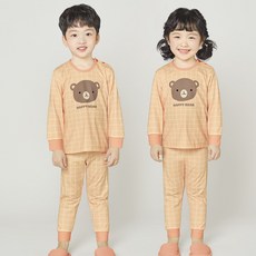 BYC 아동용 양면 실내복 상하의 세트 ONP3020